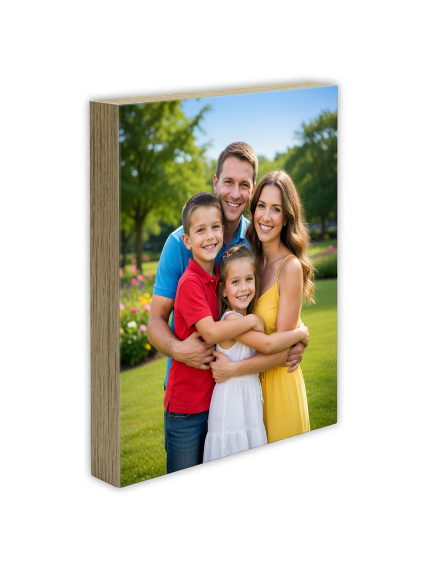 Personalised Bloc 7x5 - personalised photo bloc